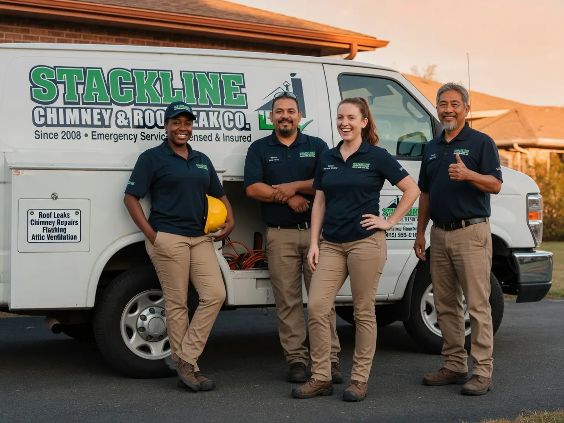 Chimney flashing repair company in Windsor, VA